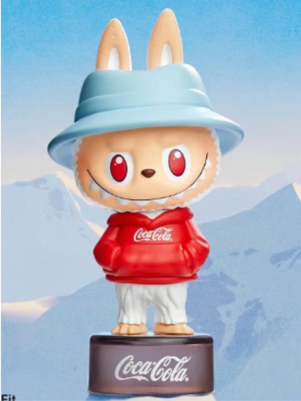 POPMART Coca Cola series Labubu Vacation Fit UNOPENED POP NOW BOX.